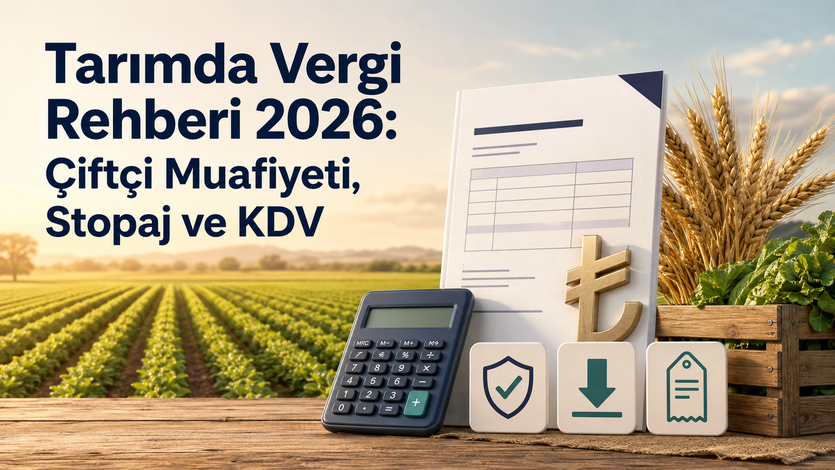 Tarımda Vergi Rehberi 2026: Çiftçi Muafiyeti, Stopaj ve KDV